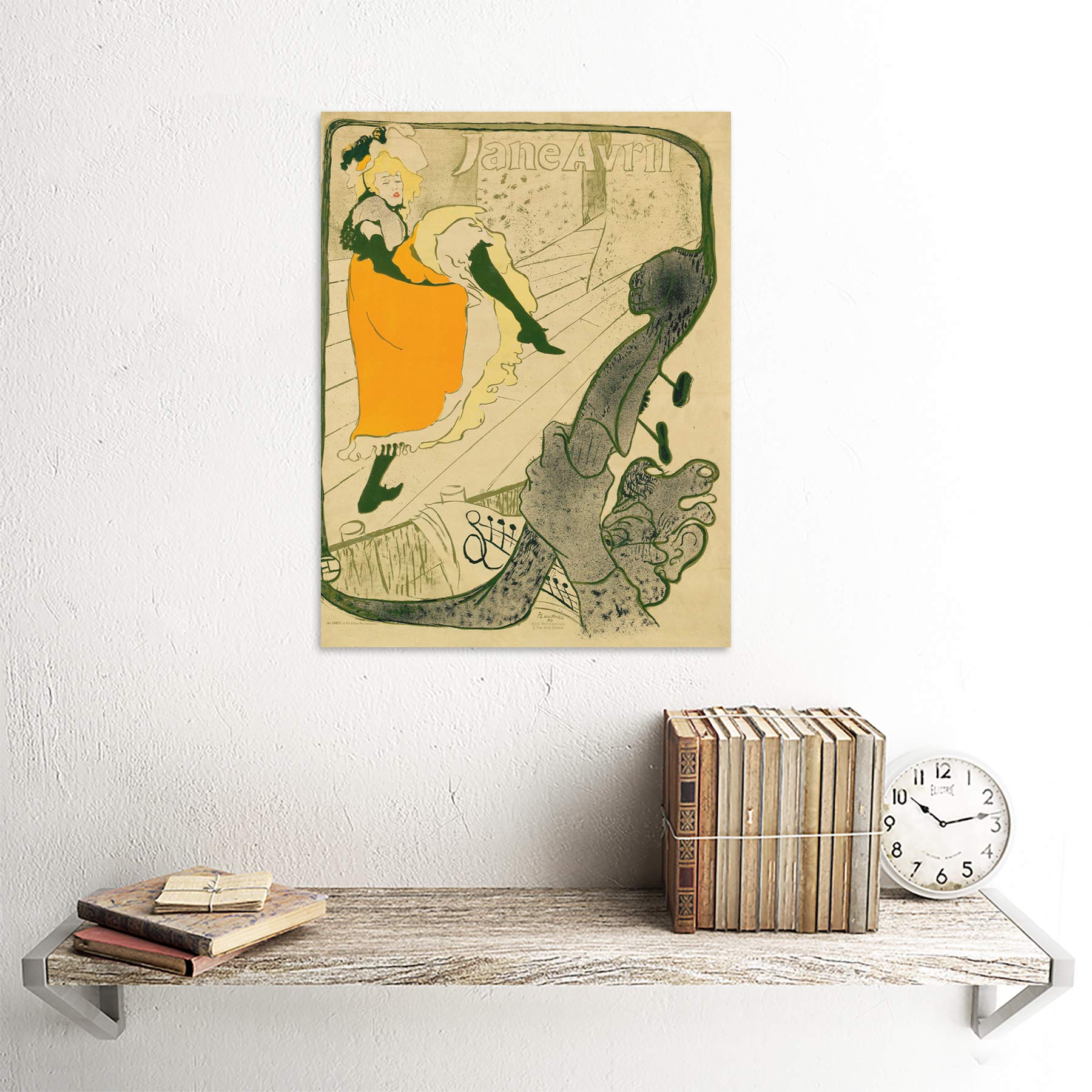 Amazon.com: Toulouse-Lautrec Jane Avril Can-can Dancer Advert