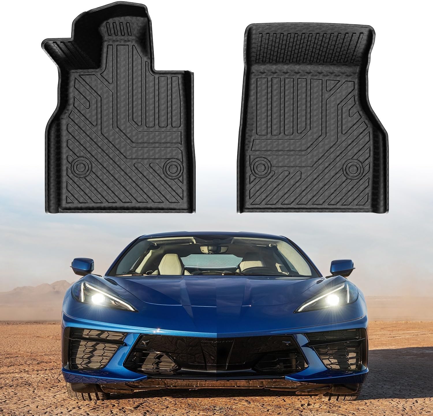 Mixsuper C8 Corvette All-Weather Mats