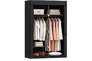 35.8 Inch Wardrobe Closet: Spacious Clothes Storage Organizer