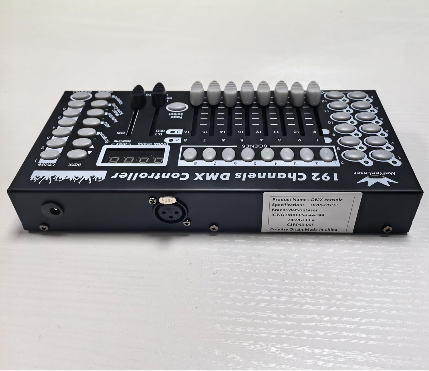 DMX Controller DMX Console,192CH Dmx512 Console Controller Panel Use for Editing Program of Stage Lighting Runing