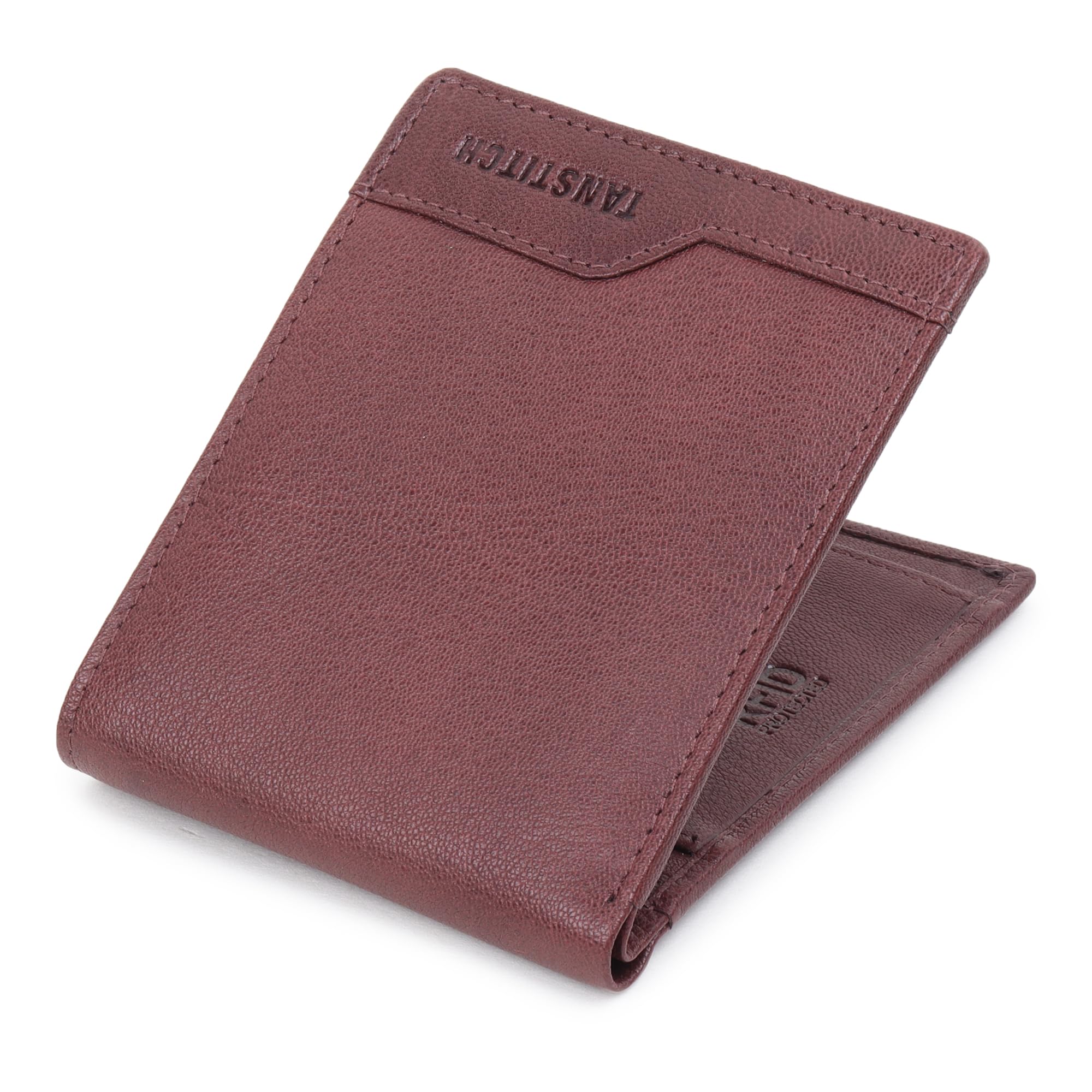 Classic Leather Wallet for Men Bifold Wallet Suitable for Carrying Cash,Holding Cards,Organizing Receipts,Carrying Keys,Travel Companion(Color-Brown), Brown, Casual