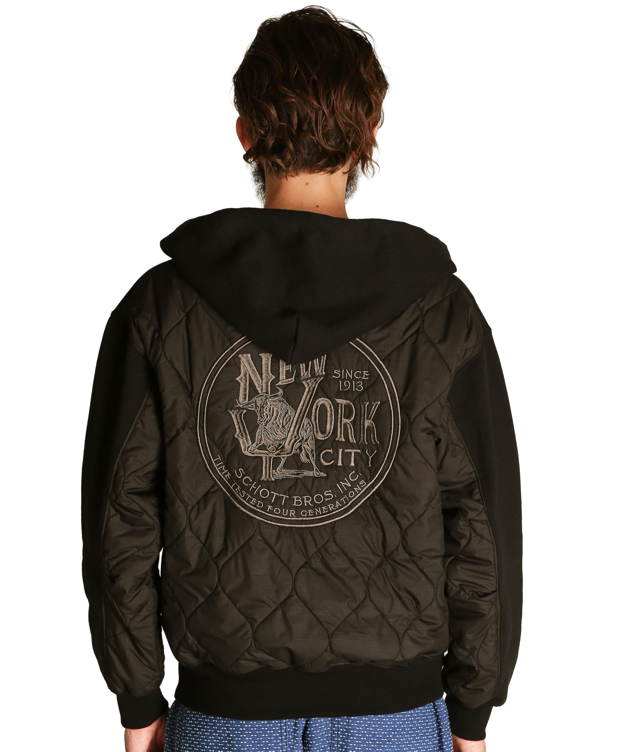 新品未使用　SCHOTT パーカー　アメカジ　バイカー　アウトドア　アメリカン ショット Schott HOODED SWEAT AMERICAN BOYアメリカンボーイ