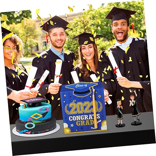 Miniatura 4 de PRETYZOOM Caja de tarjetas de graduación 2023, tarjetero de felicitaciones, decoración de fiesta de graduación, caja de regalo, suministros de