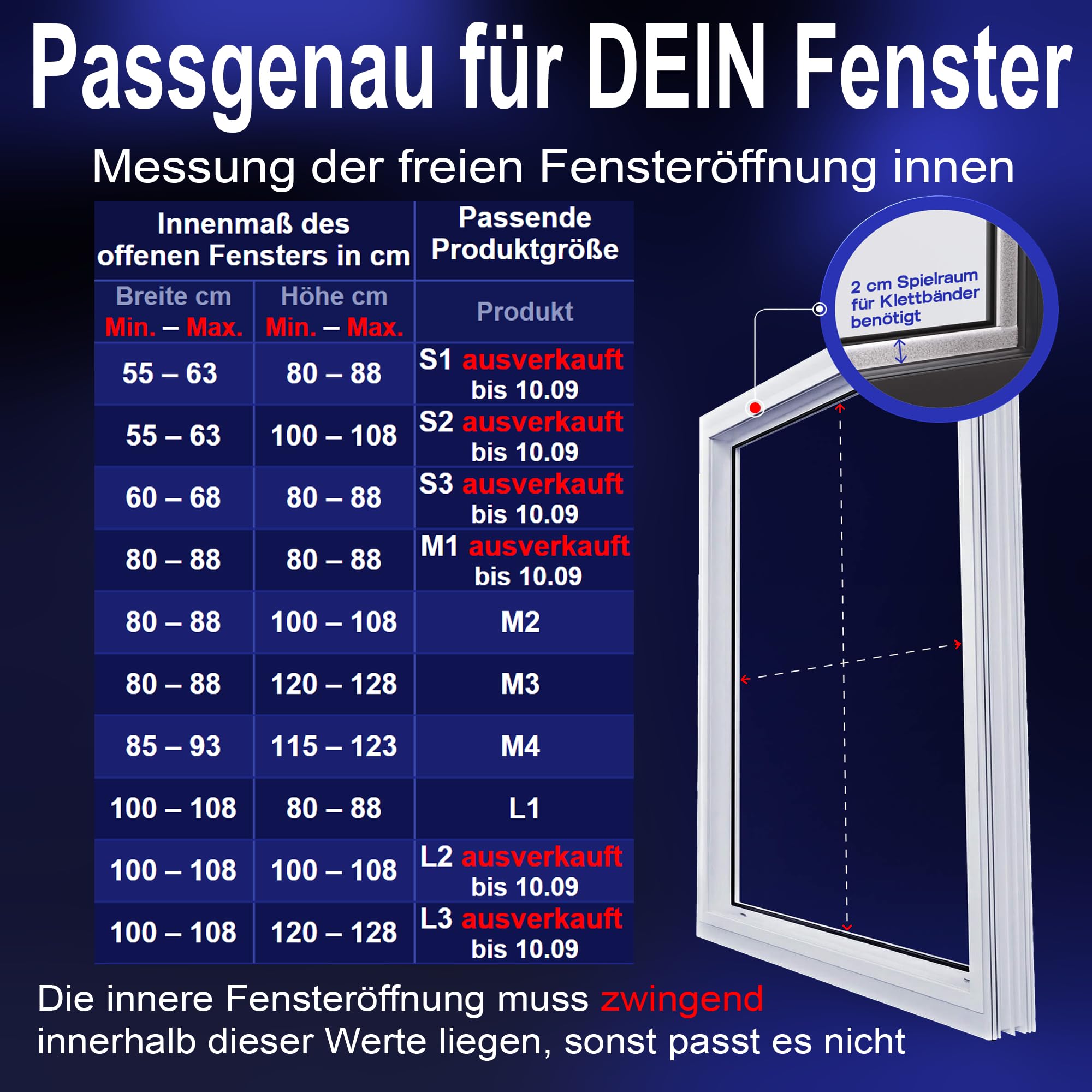 Fensterabdichtung für mobile Klimaanlagen & Klimageräte am Fenster | HeatProtect, Insektengitter, Kippfenster schließbar, Jeder Abluftschlauch, ohne Bohren