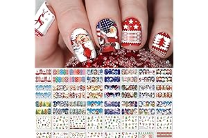 Water Transfer Christmas Nail Art Decals