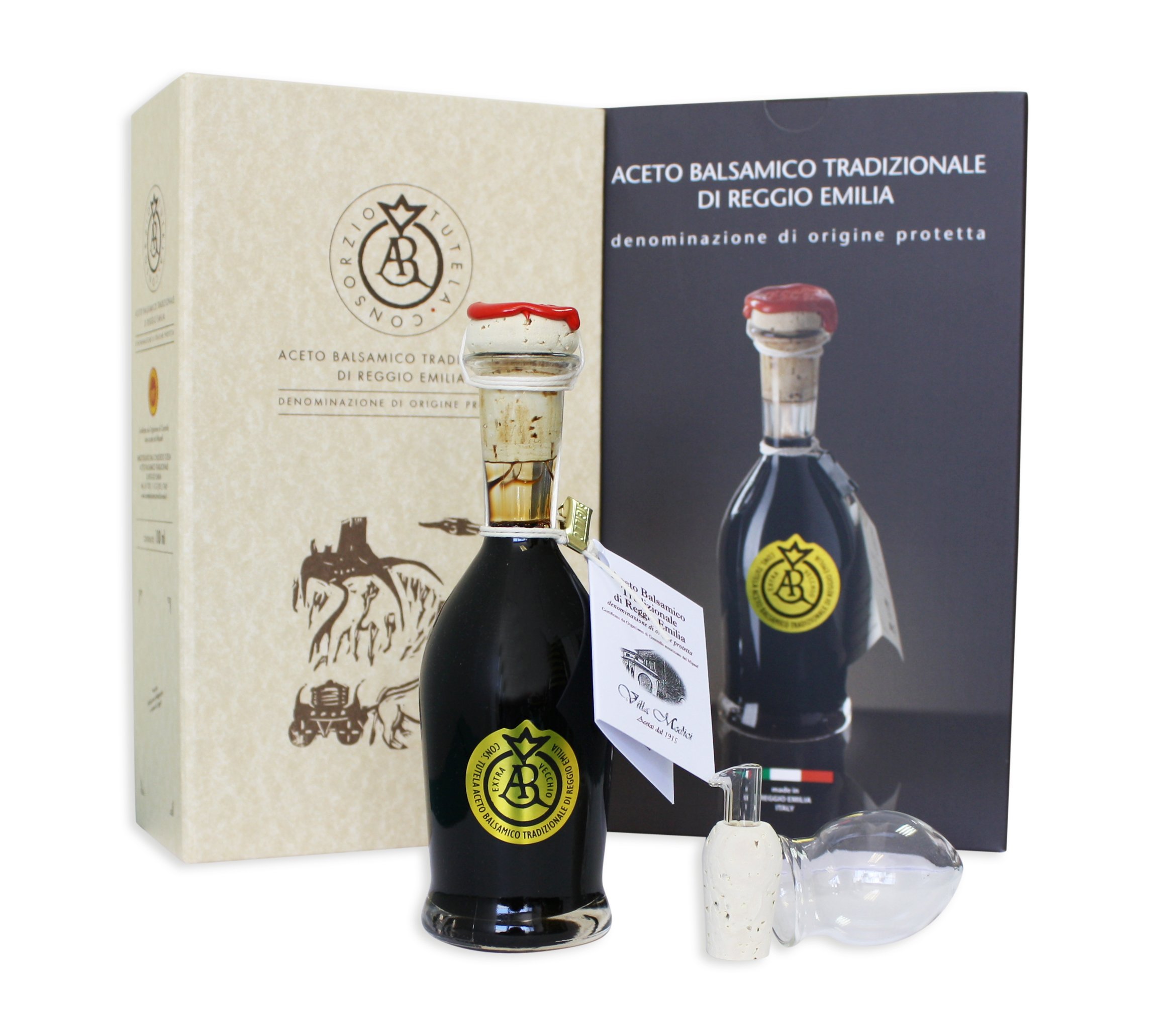 Aceto Balsamico Tradizionale di Reggio Emilia D.O.P. ORO mind. 25 Jahre gereift in Geschenkbox