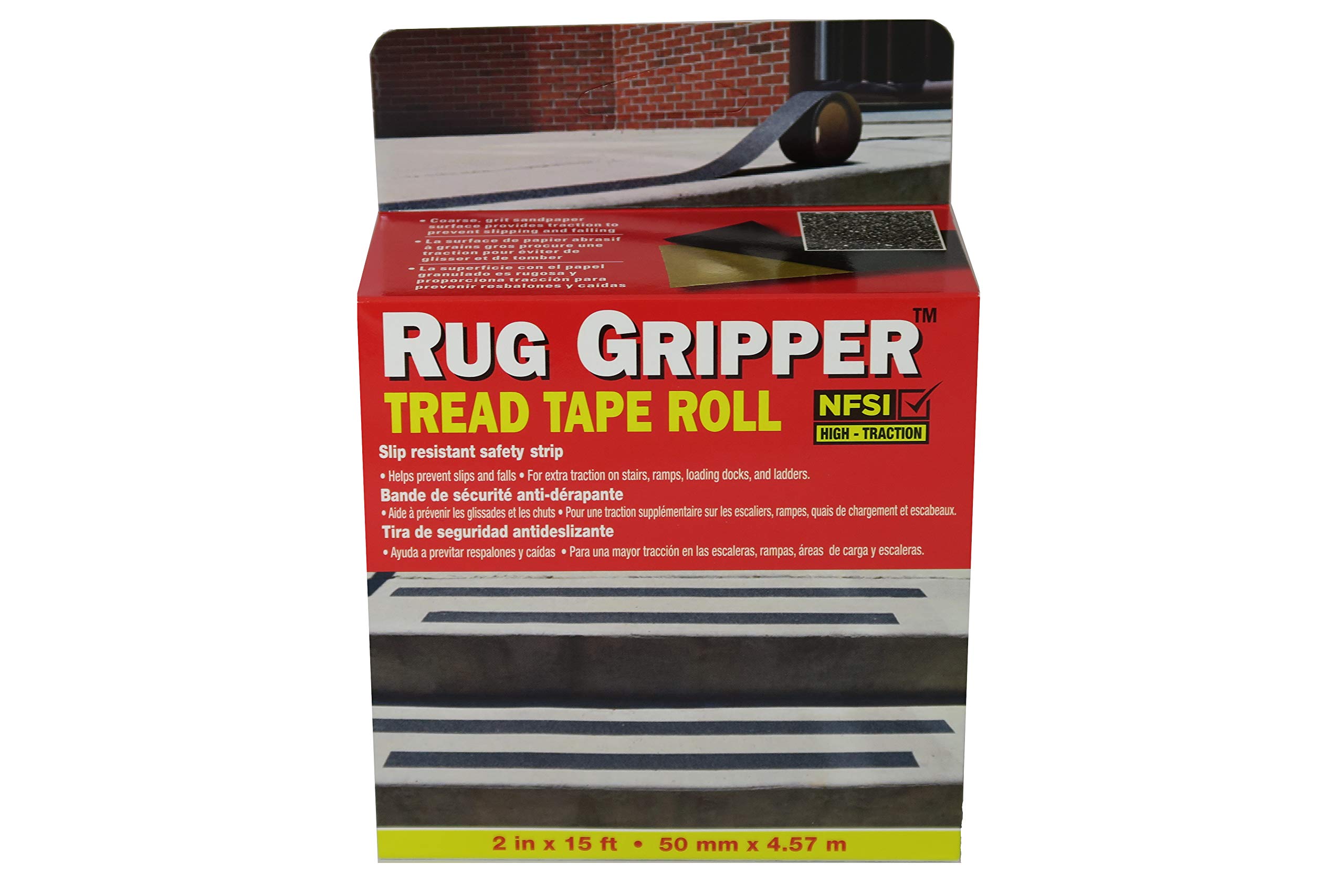 Lok-Lift Rug Gripper Tread Anti Slip Tape 2 in x 15 ft