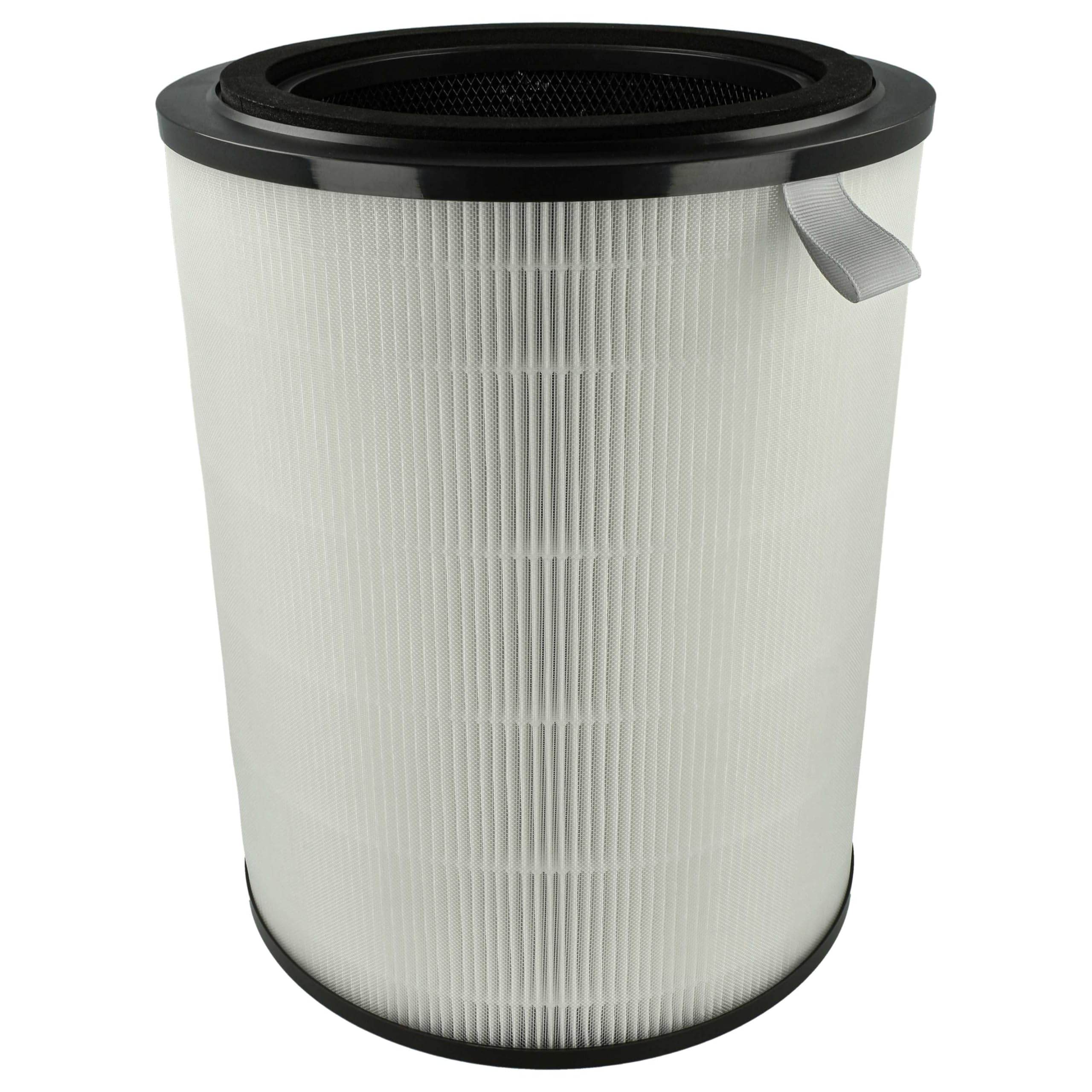 Vhbw Black, White Air Filter Replacement For Philips Ac2939, Fy2180/30 For Air Purifier - Combi Filter Pre Filter + Hepa + Activated Carbon