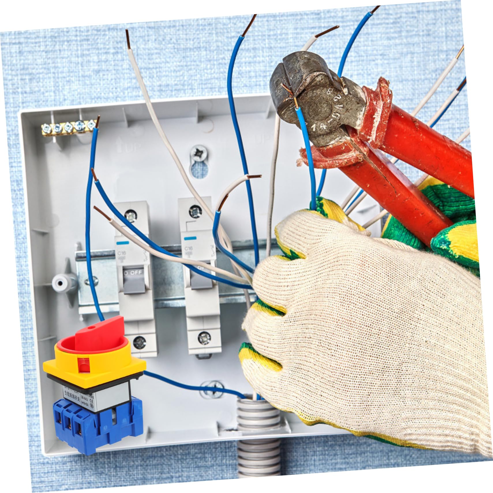 Interruptor Automático Rotativo Sfd11-63a de Cobre 3 Polos