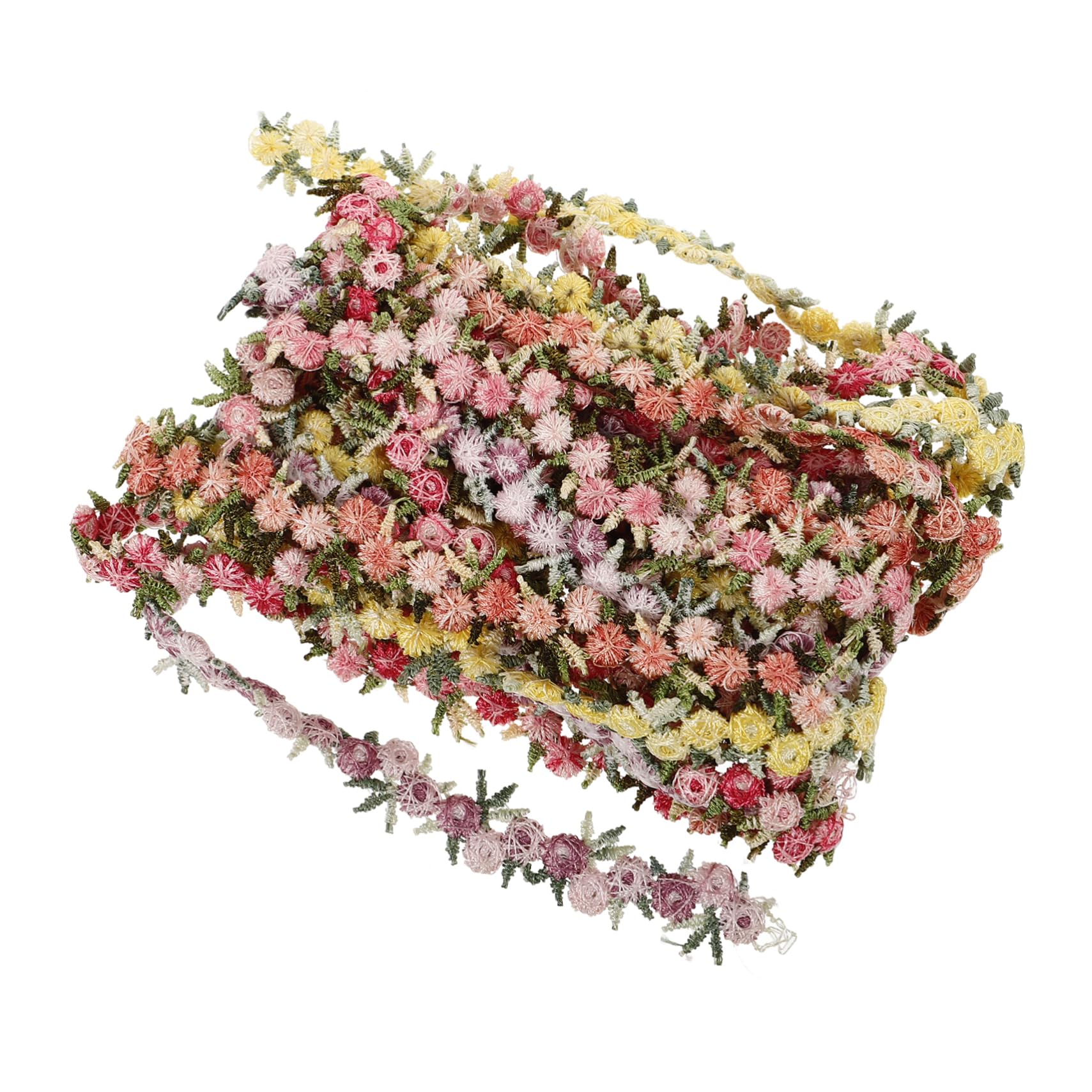STOBOK 25rollos Encaje Decorativo Para Manualidades Adornos De Tocado y Ropa De Costura