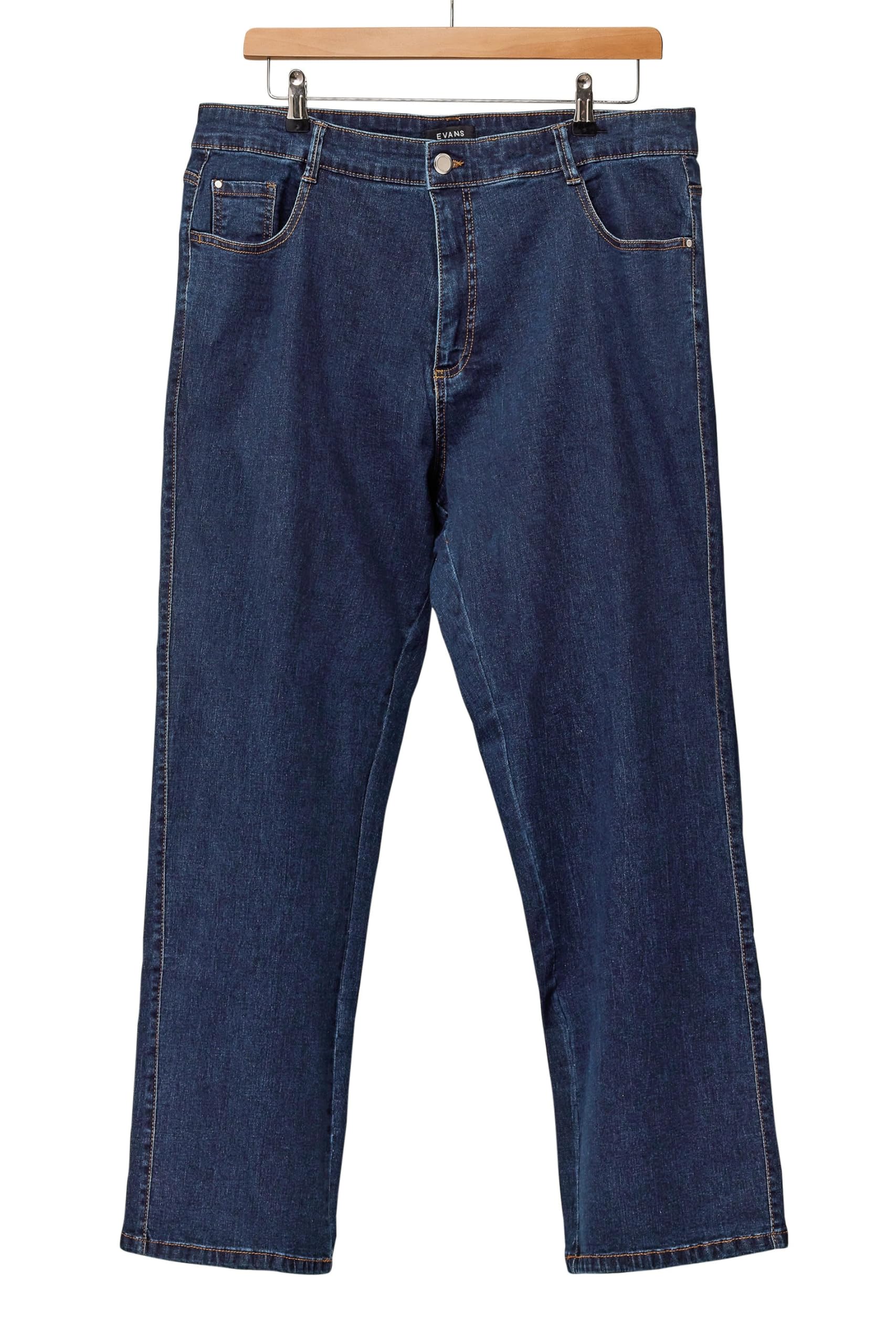 Evans Straight Leg Jeans - Indigo - Size 24R - Women's