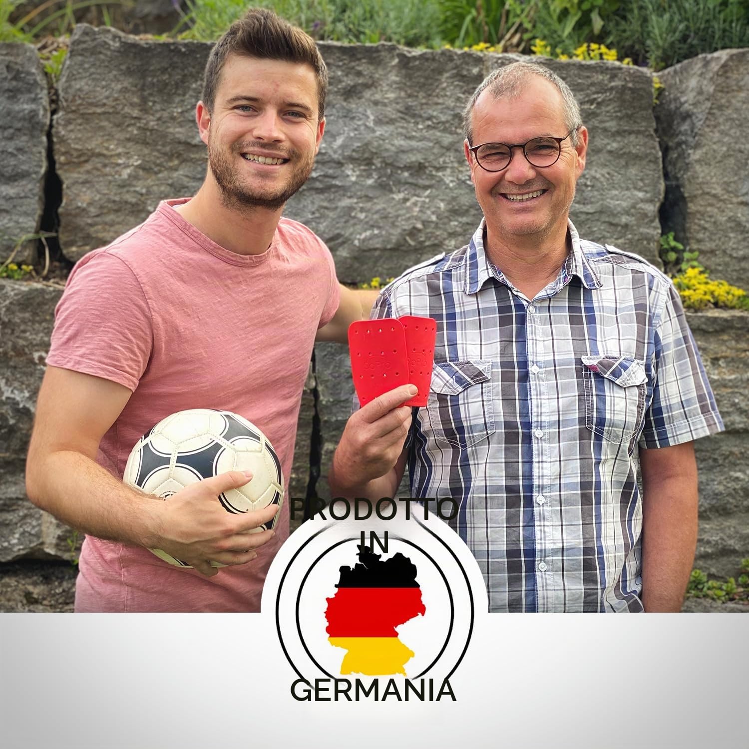 SoPro parastinchi calcio adulto e parastinchi calcio bambino - Calzini inclusi - Made in Germany - 120 x 80 x 5 mm - leggeri, piccoli, antiscivolo e inodori - Parastinchi mini, parastinchi piccoli