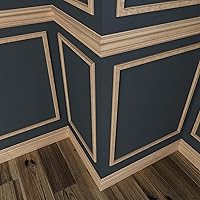 Vista 2 de 1425-4WHW Moldeado en relieve de vid de madera dura blanca sin terminar