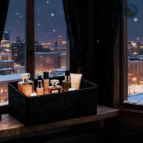 Miniatura 5 de Modern Granny Juego de 4 cajas de almacenamiento resistentes al agua hechas a mano, contenedores de almacenamiento, decoración del hogar, cubos