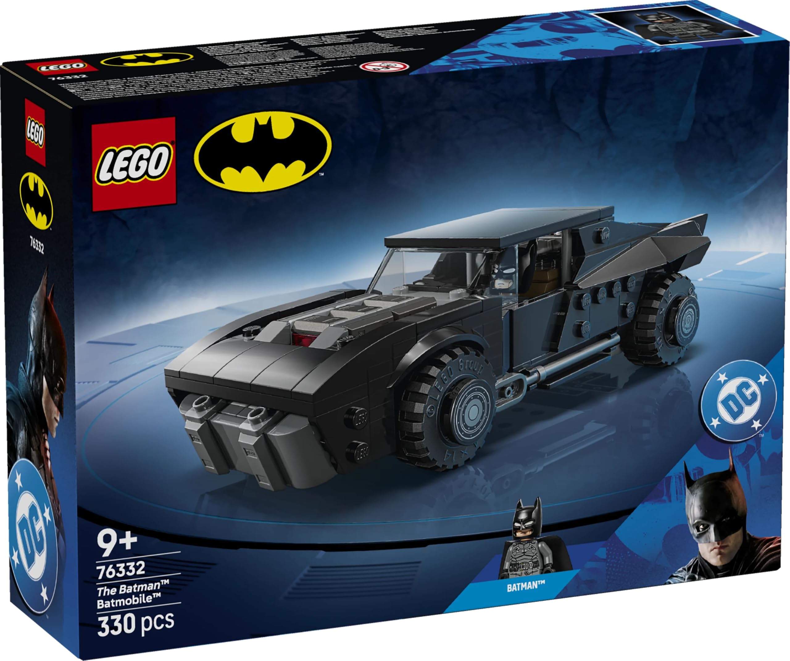 LEGO DC Batman: The Batman Batmobile Super Hero Toy - Model Car Playset with Minifigure - 76332 — Amazon image 3