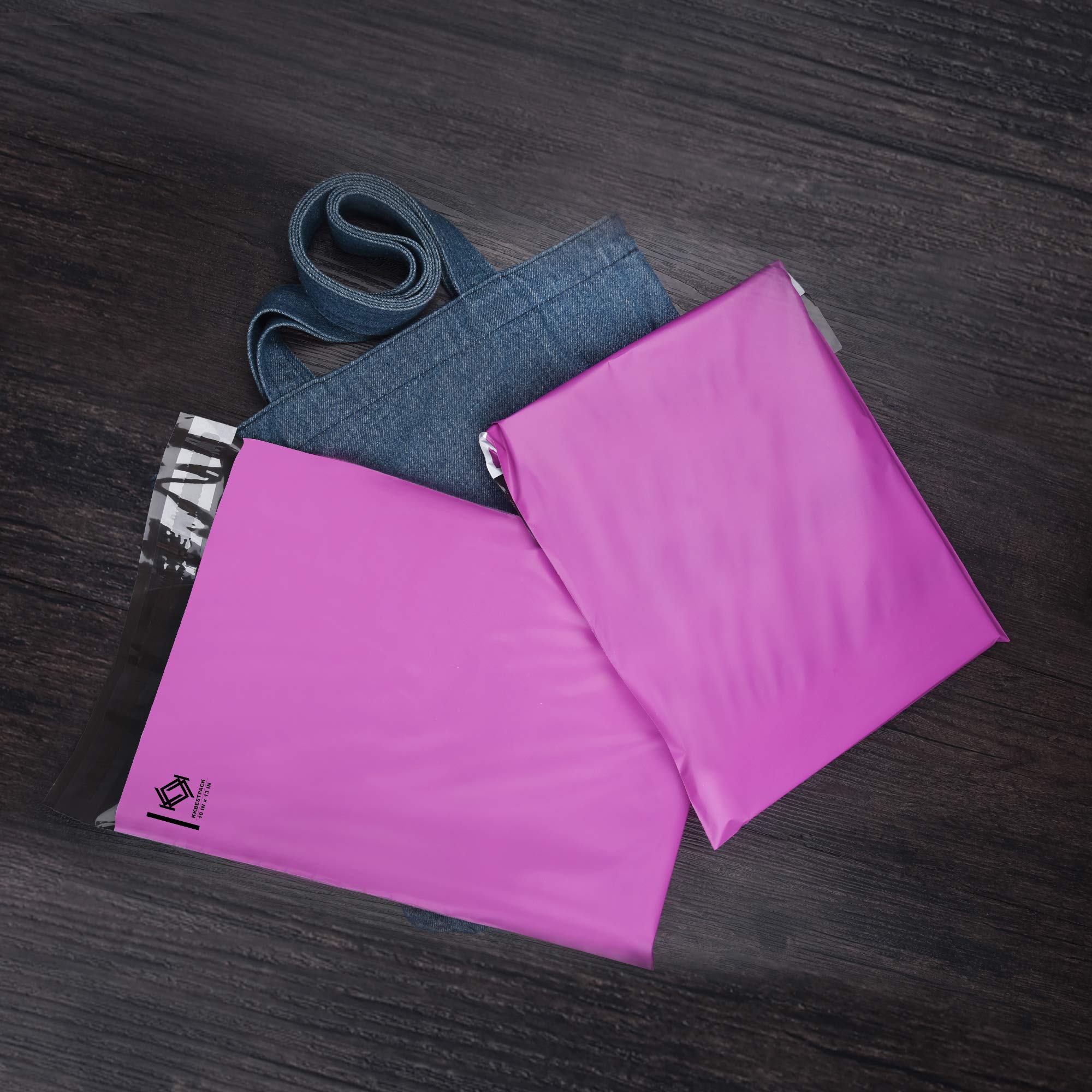 Kkbestpack Buste Da Spedizione In Poliestere Rosa - Confezione Da 100 Pezzi Autoadesive E Impermeabili