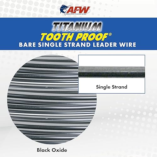 Miniatura 3 de AFW Prueba de dientes de titanio, alambre líder de una sola hebra