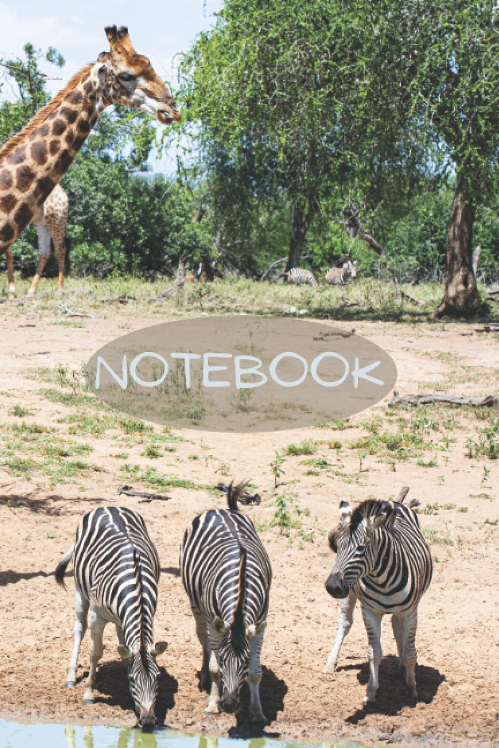 Notebook: South Africa, South African-themed, lined notebook. 6"x9" (15.24 x 22.86 cm)