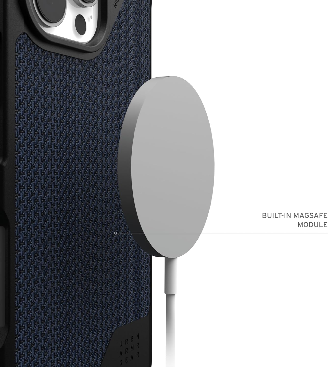 URBAN ARMOR GEAR UAG Designed for iPhone 16 Pro Case 6.3" Metropolis LT - Compatible with MagSafe Charging Rugged Shockproof Anti-Slip Military Grade Protective Cover, Kevlar Mallard - Image 5