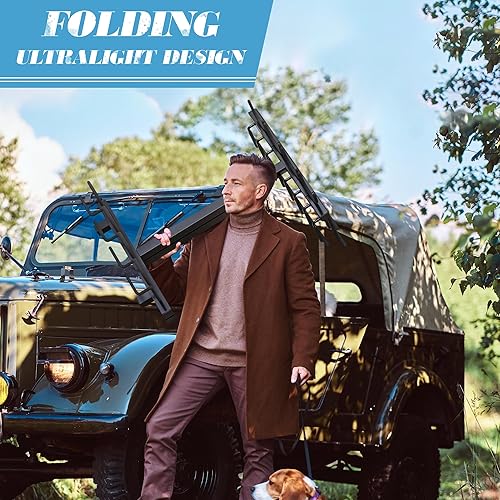 Miniatura 10 de Nonkky Estante portátil plegable para rifle independiente, soporte de almacenamiento móvil para armas de fuego fabricado con acero resistente,