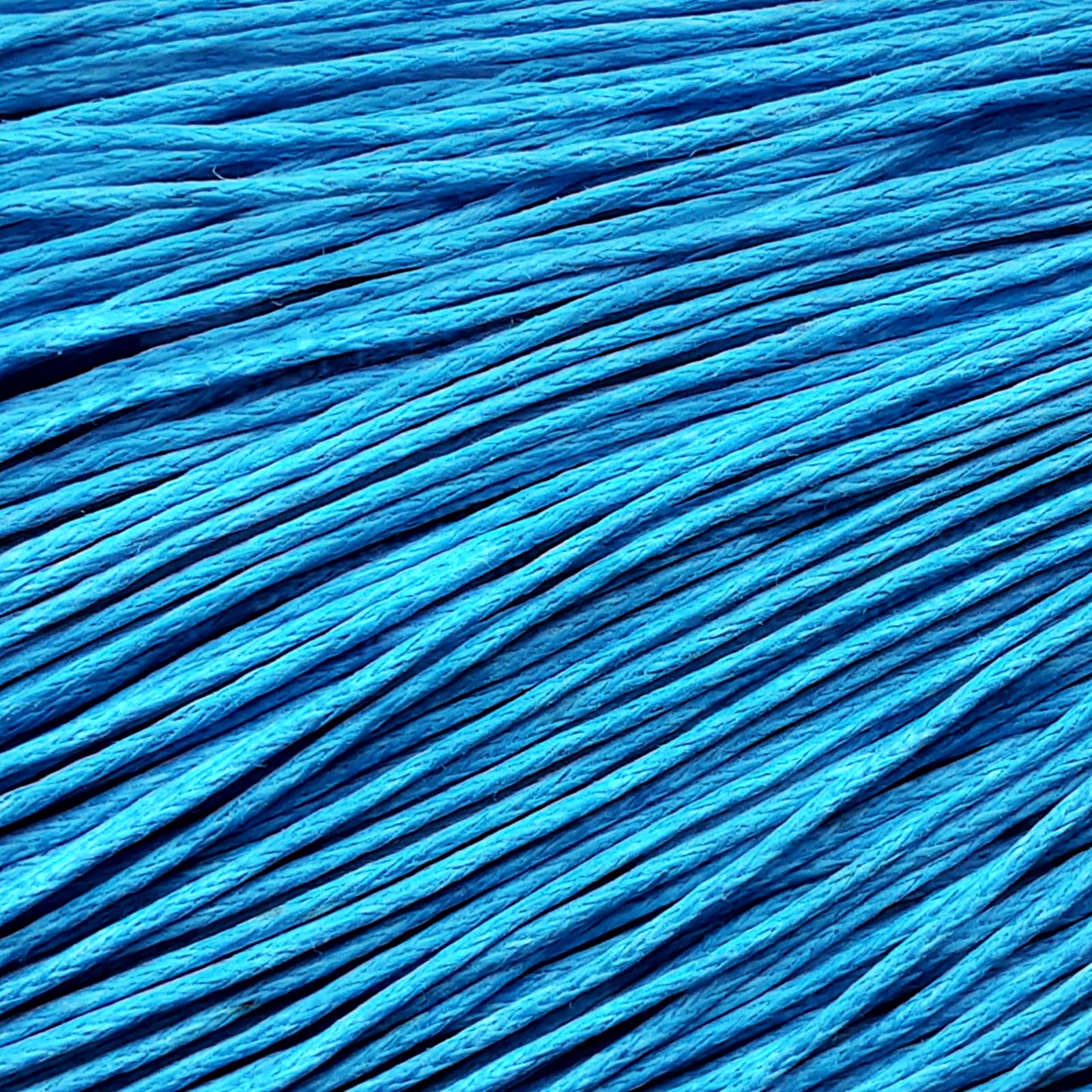 Mart-Mon 15. Royal Blue Cotton Waxed 100% Natural 1Mm 30M / 21 Colors Jewellery Making & Bracelet Necklace Craft,Decorating Stringing (15. Royal Blue)