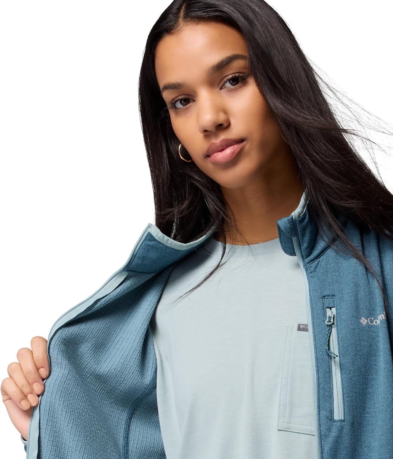 Columbia womens Essential Hike Grid Fleece Full Zip - Image 5