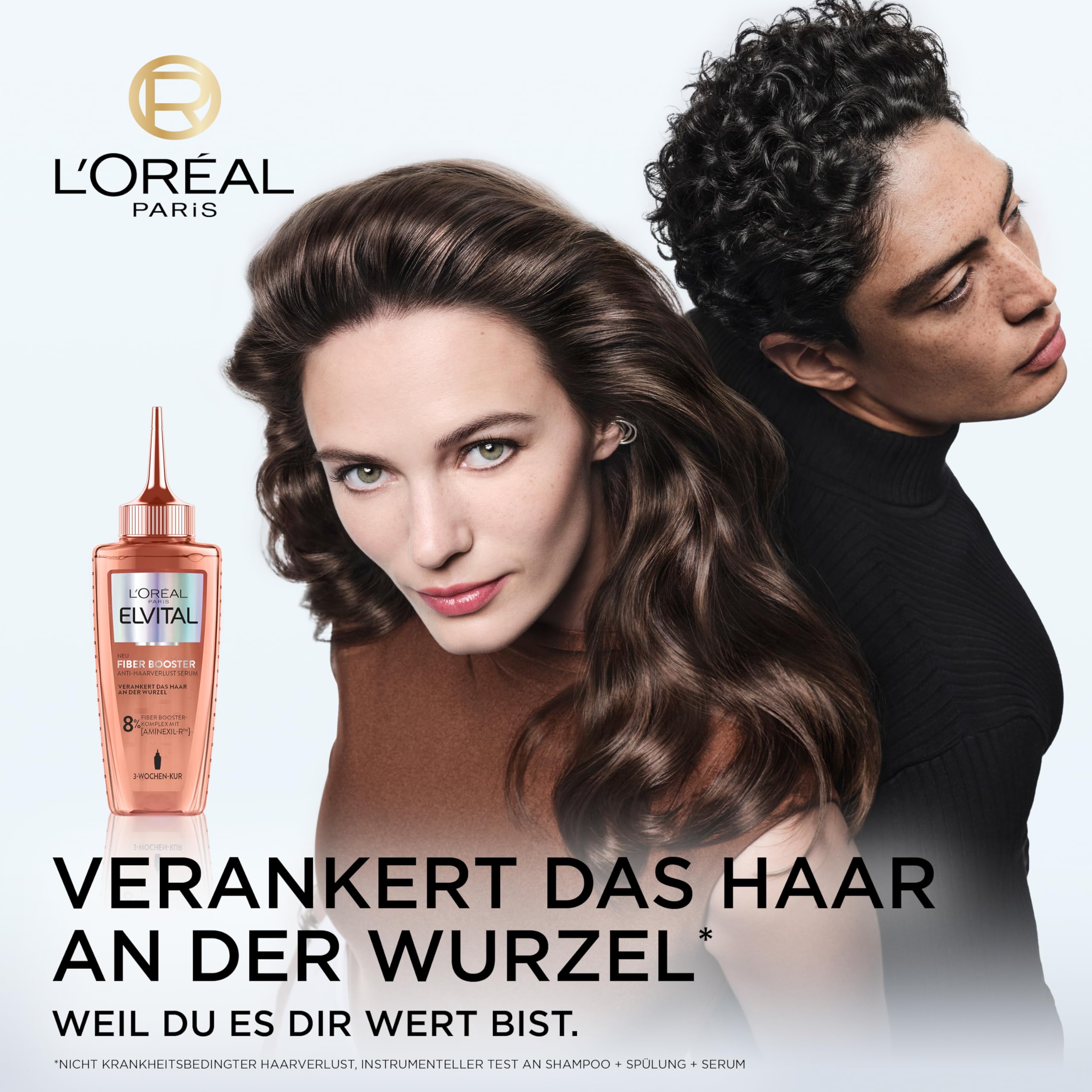 L’Oréal Paris Anti-Haarverlust Set für Männer, Mit Fiber Booster Serum & XXL 5in1 Duschgel, Gegen Haarausfall, Für dichteres & stärkeres Haar, Mit Taurin und Aminexil-R, [Amazon Exclusive], 2-teilig