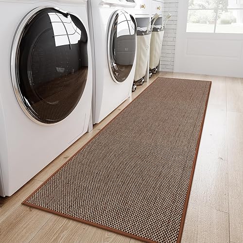 Miniatura 9 de KIMODE Alfombras de cocina de 20 x 70 pulgadas, antideslizantes, lavables, para suelo de cocina, tapetes de cocina grises absorbentes para piso,