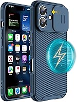 Vista 10 de Hitaoyou Funda magnética para iPhone 13 Mini, funda protectora para cámara iPhone 13 Mini [compatible con carga MagSafe] con cubierta deslizante