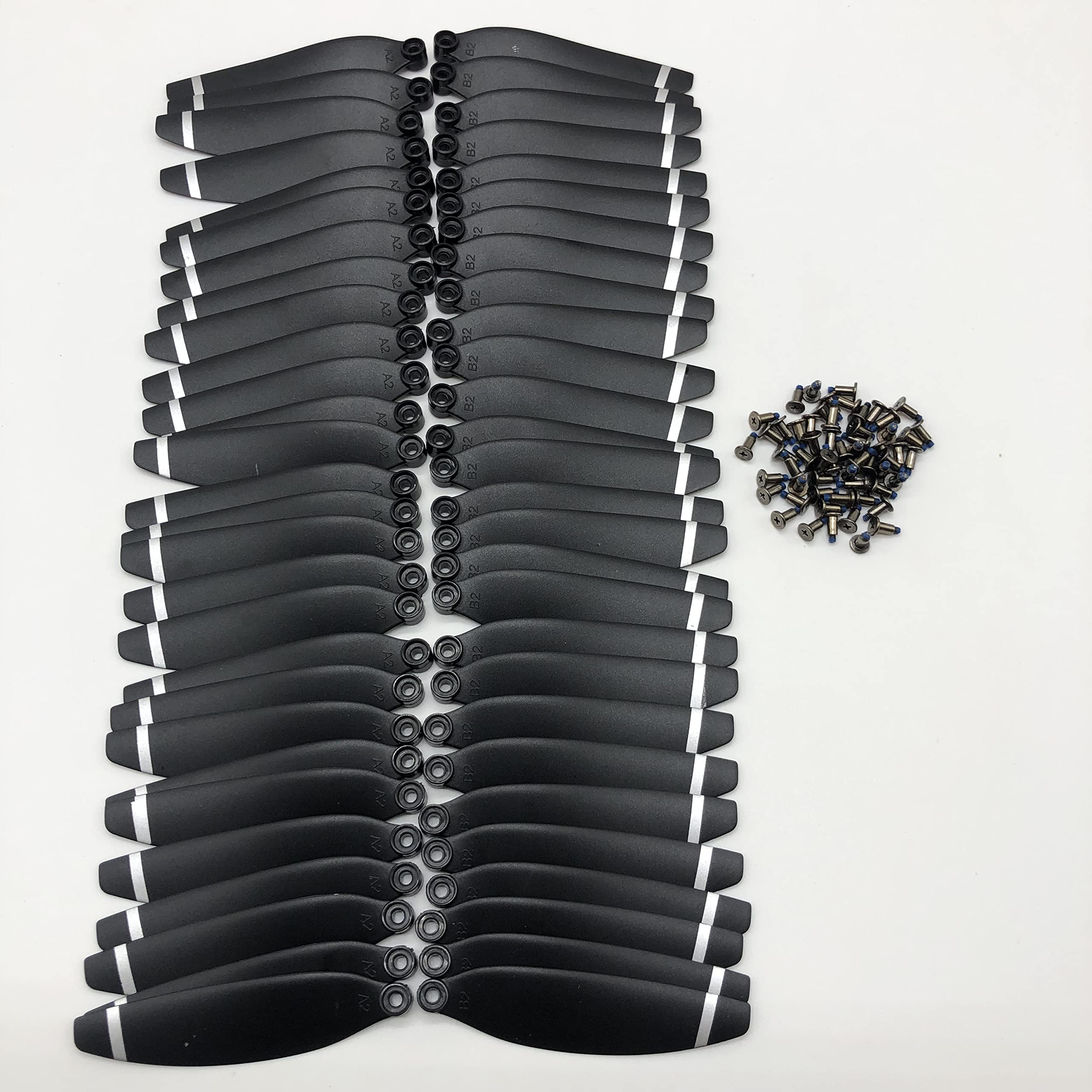 KIEYENS Palas de hélice for dron L900 Pro SE S136 Hélices for cuadricóptero Maple Leaf Repuestos Accesorios(56pcs)