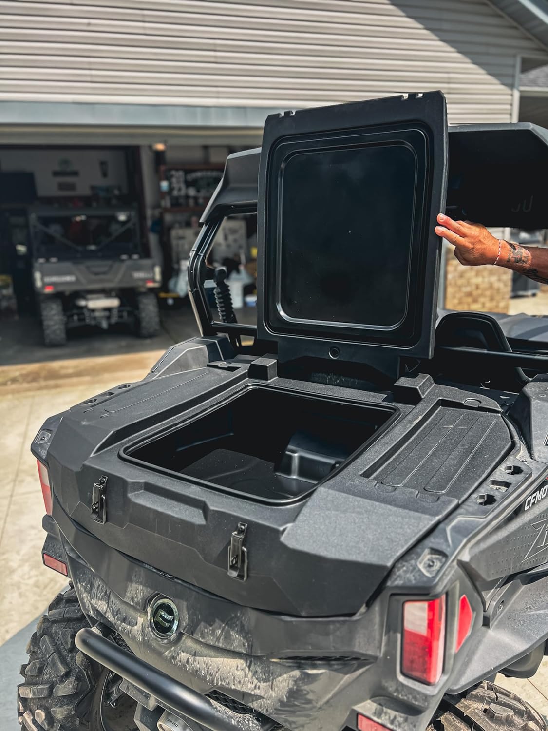 HIGHLANDS Custom Rear UTV Cargo Box for 2023-2026 CF Moto Z-Force 800 Trail & 950 Sport/Trail