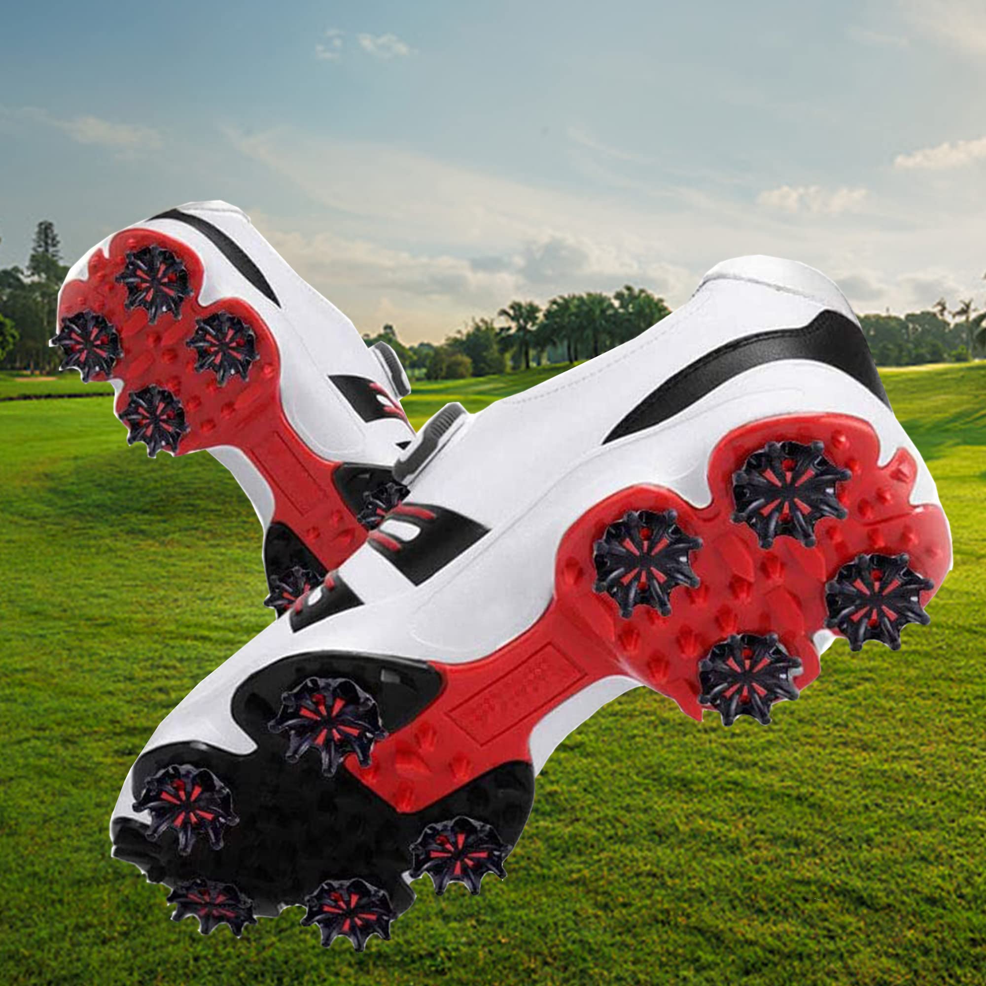 16pcs Tacchetti per Scarpe da Golf Antiscivolo Spikes Tacchetti Per Scarpe Da Golf Scarpe Spikes Sostituzione per scarpe da golf Outdoor Scarpa Spikes Universale adatta maggior parte delle scarpe golf