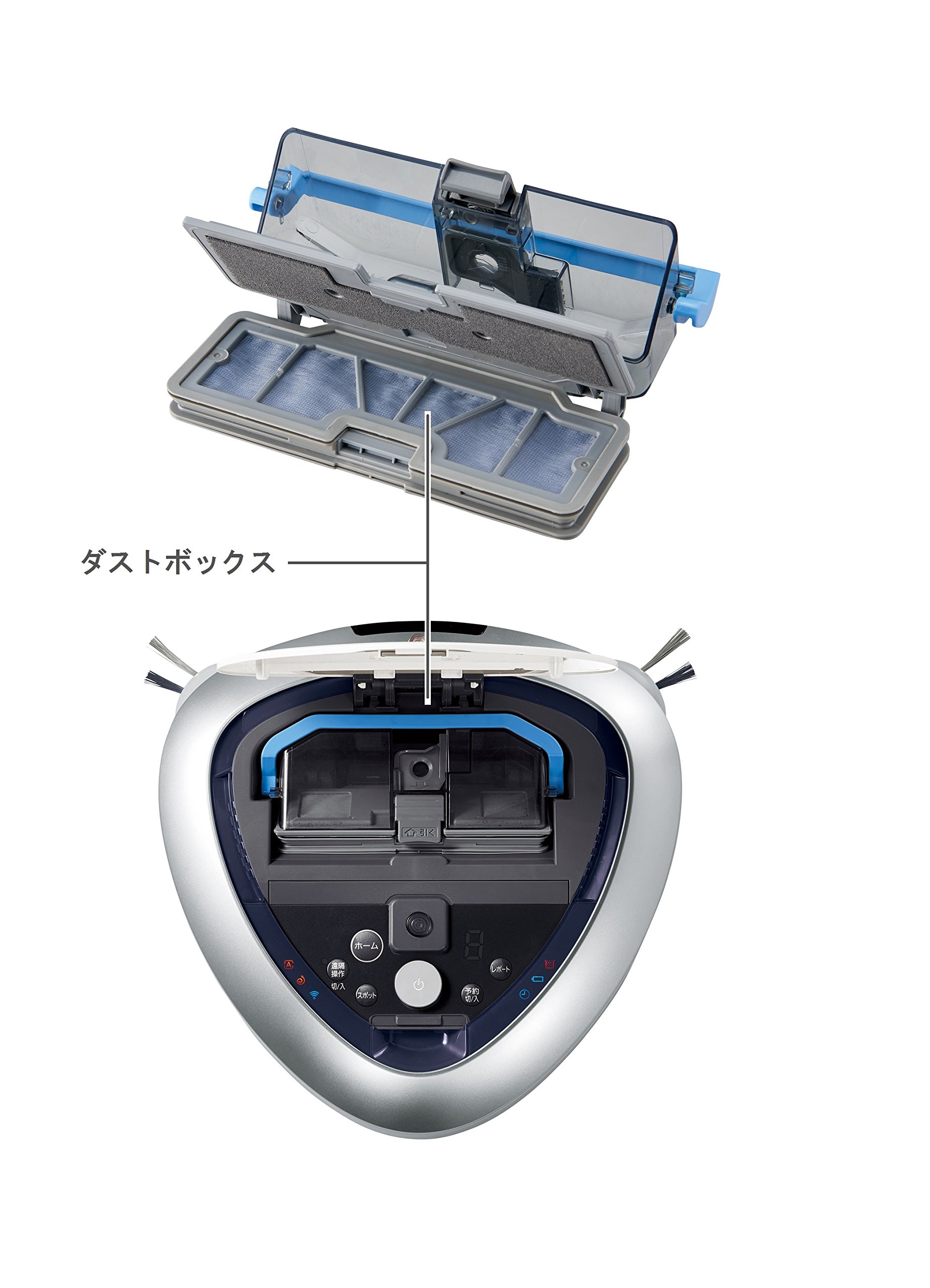 Panasonic Robot Vacuum Cleanerrulo Mc Rs800 W Clear White Japan