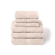 Caleffi Set Asciugamani Bagno con Ospite 6 Pz – Composto da 3x Asciugamano Viso 55×100 cm + 3x Asciugamano Bidet 40×60 cm – Cotone 100% Morbido e Ultra Assorbente – Doccia, Viso e Ospitalità Set Bagno