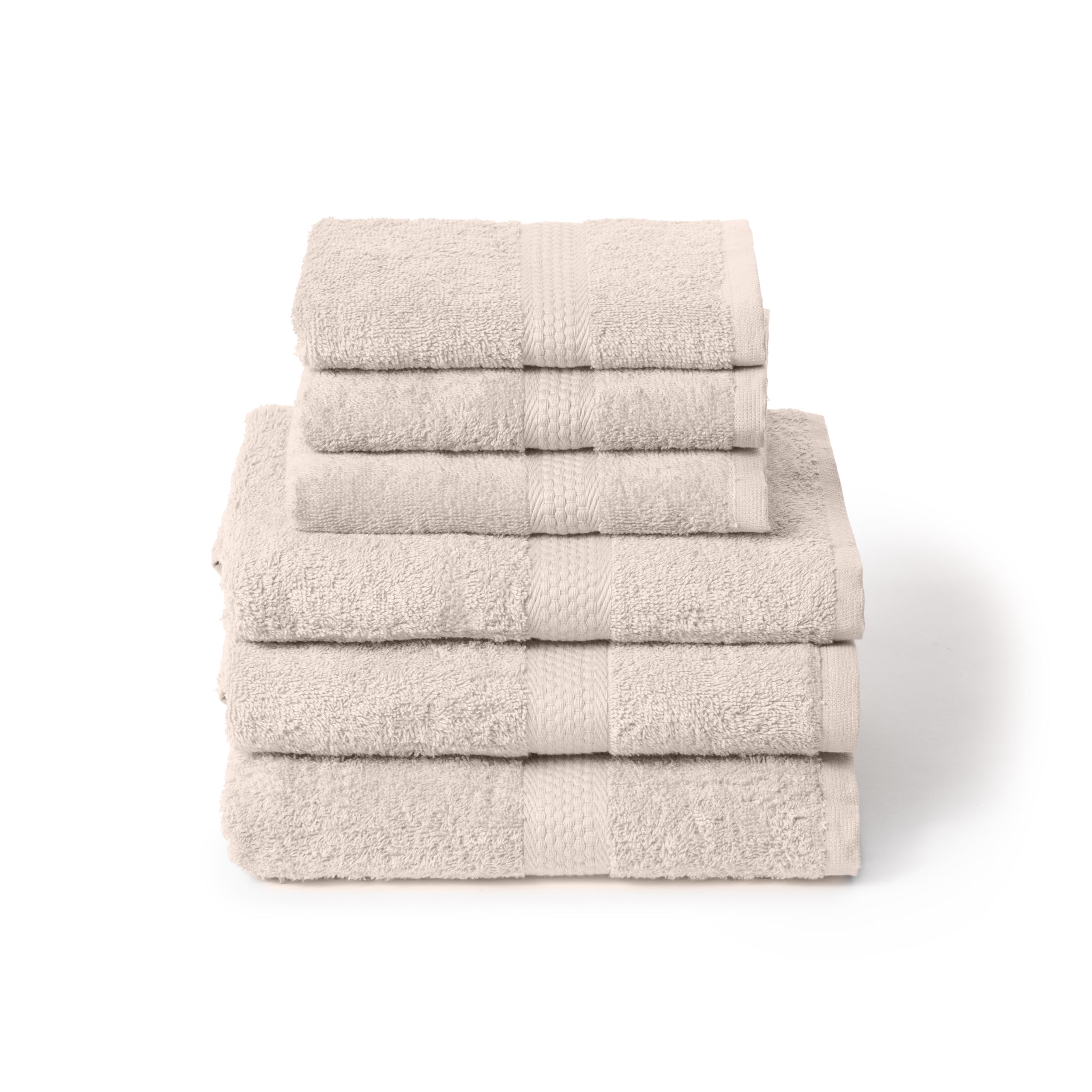 Caleffi Set Asciugamani Bagno con Ospite 6 Pz – Composto da 3x Asciugamano Viso 55x100 cm + 3x Asciugamano Bidet 40x60 cm – Cotone 100% Morbido e Ultra Assorbente – Doccia, Viso e Ospitalità Set Bagno