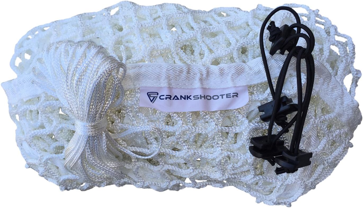 CrankShooter 6mm White Replacement Net for 6'x6'x7' Goal