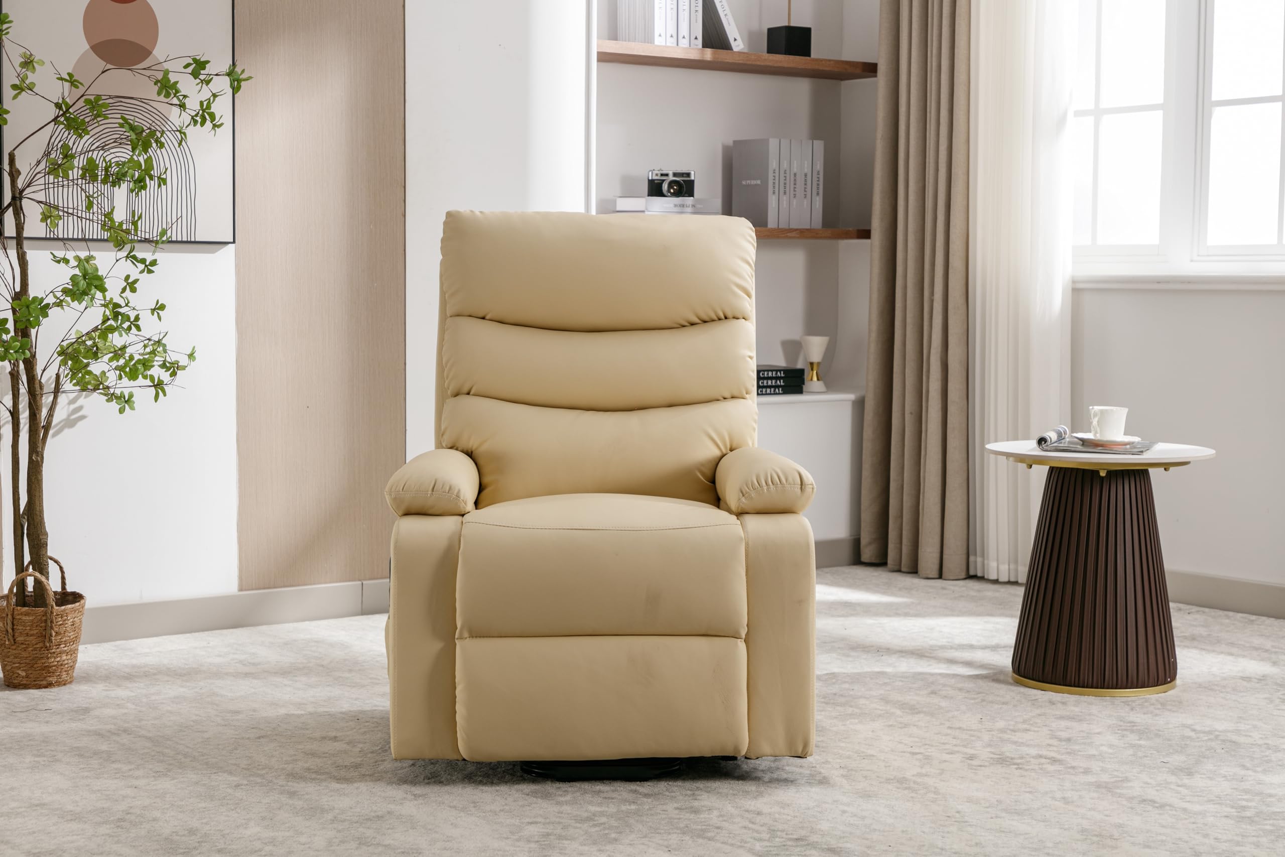 Astan Hogar Sillón Relax con Función Auto-Ayuda (Levanta Personas), Reclinación Eléctrica, Masaje Y Termoterapia, Modelo Ceci AH-AR10530CR