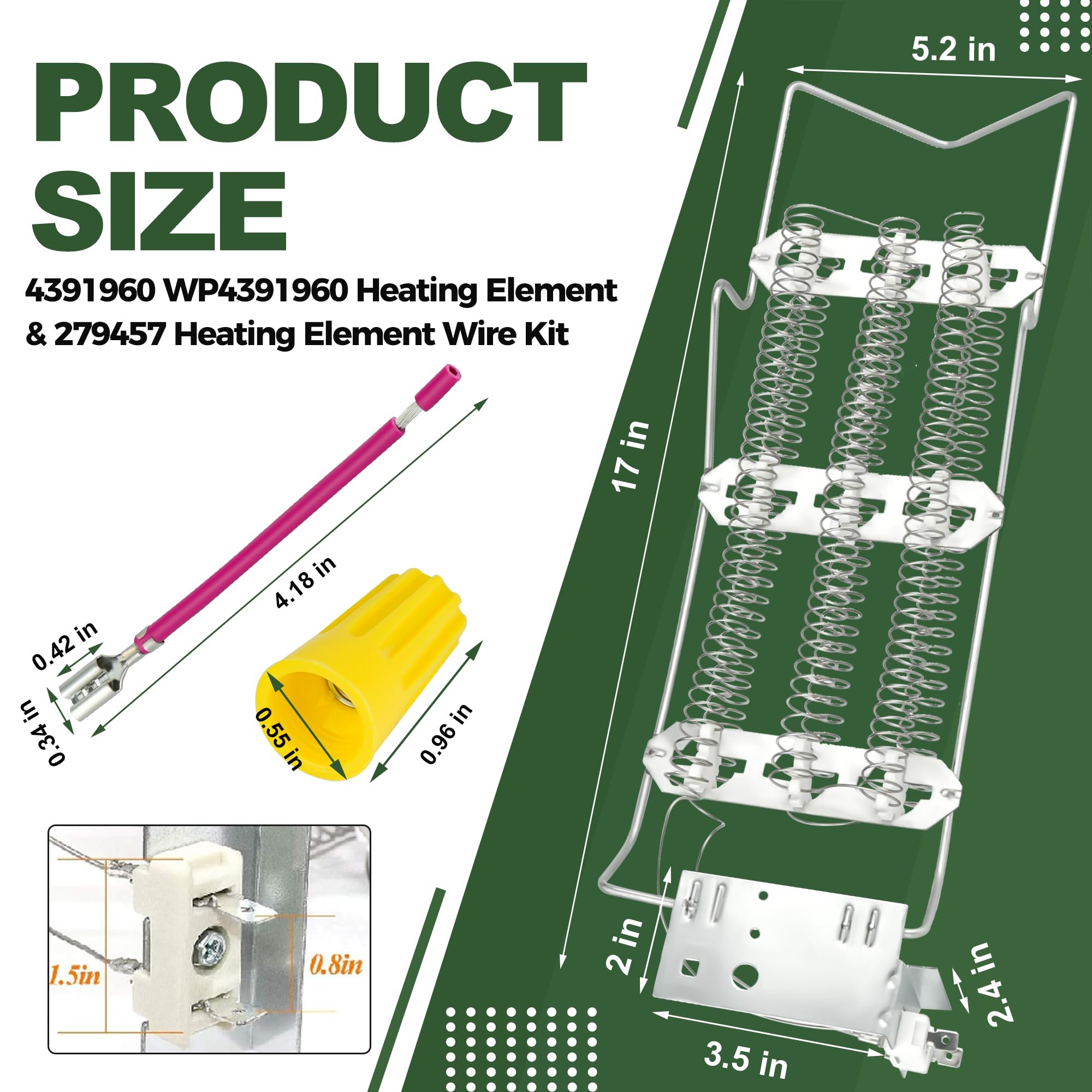 Amazon.com: WP4391960 Dryer Heating Element 4392960 696579 