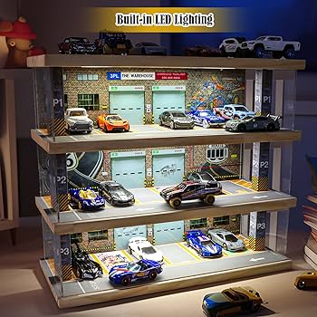 Amazon.com: Saichotoy Storage for Hot Wheels: Toy Car Parking