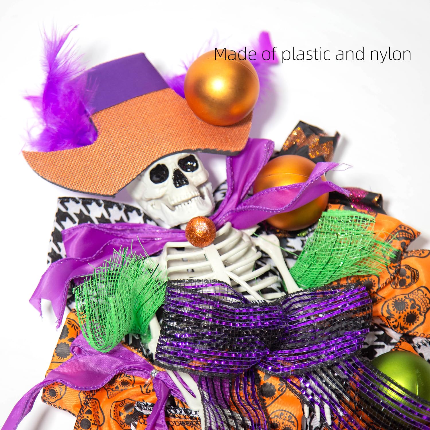 ハロウィンリース313(カントリードール) A-3 ハンドメイド・手芸 ハロウィンリース313(カントリードール)