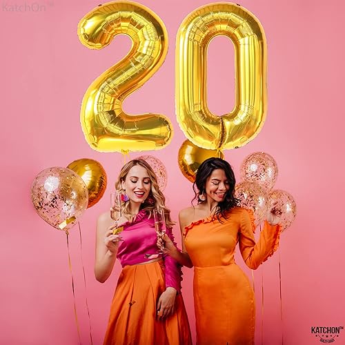 Miniatura 7 de KatchOn, Globo dorado gigante del número 0 de 40 pulgadas, globo de 0 dígitos  Globo dorado cero para decoraciones de cumpleaños doradas  Globo