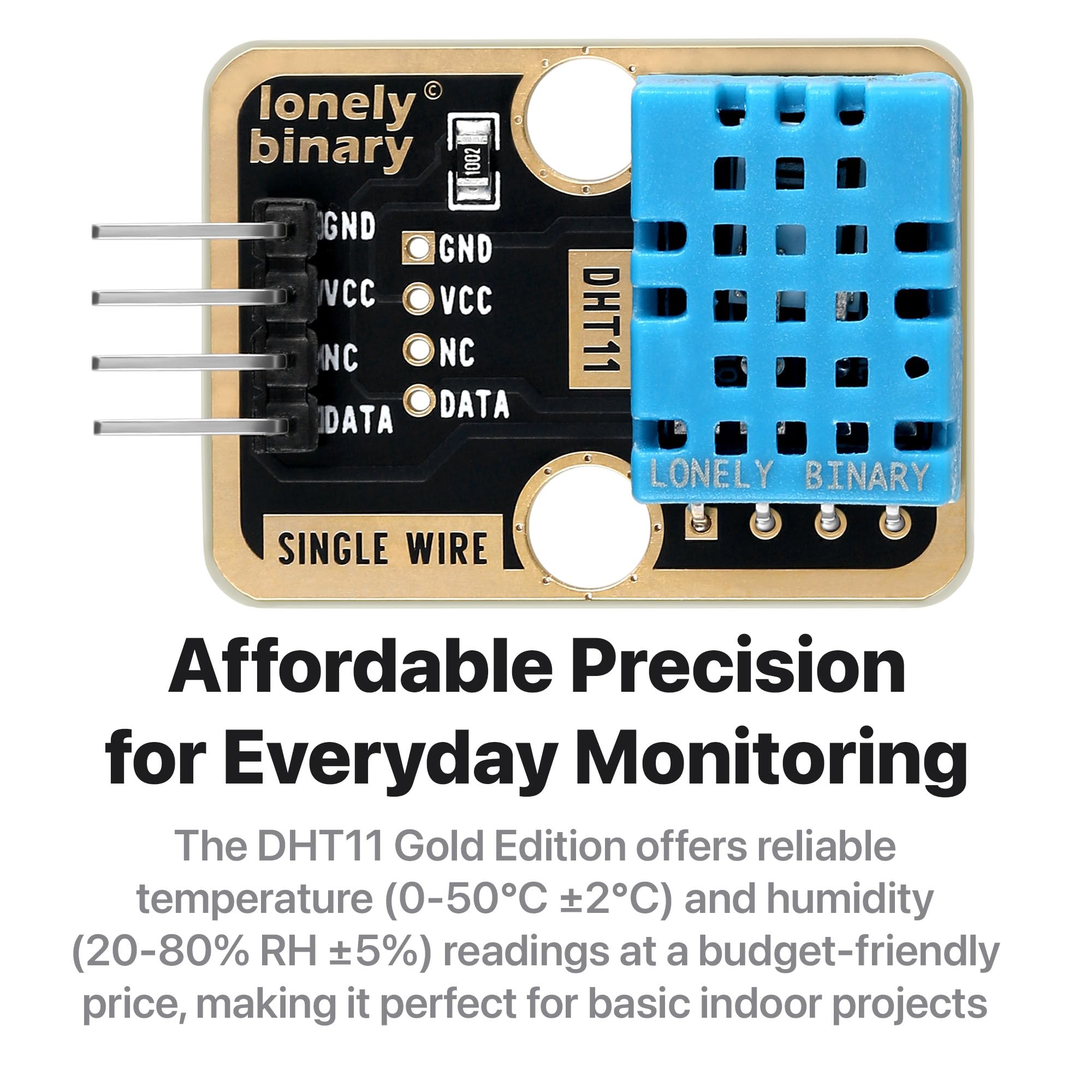 Lonely Binary 6-Pack DHT22 DHT11 Temperature Humidity Sensor AM2302 — Amazon image 5