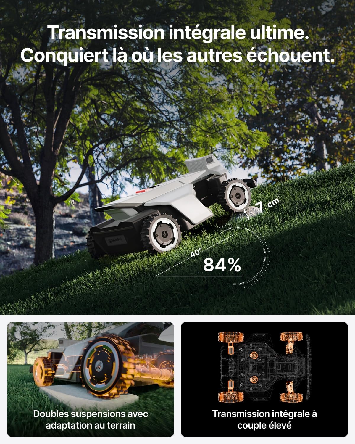 Segway Navimow X420 Robot Tondeuse sans Fil périphérique - vue 2