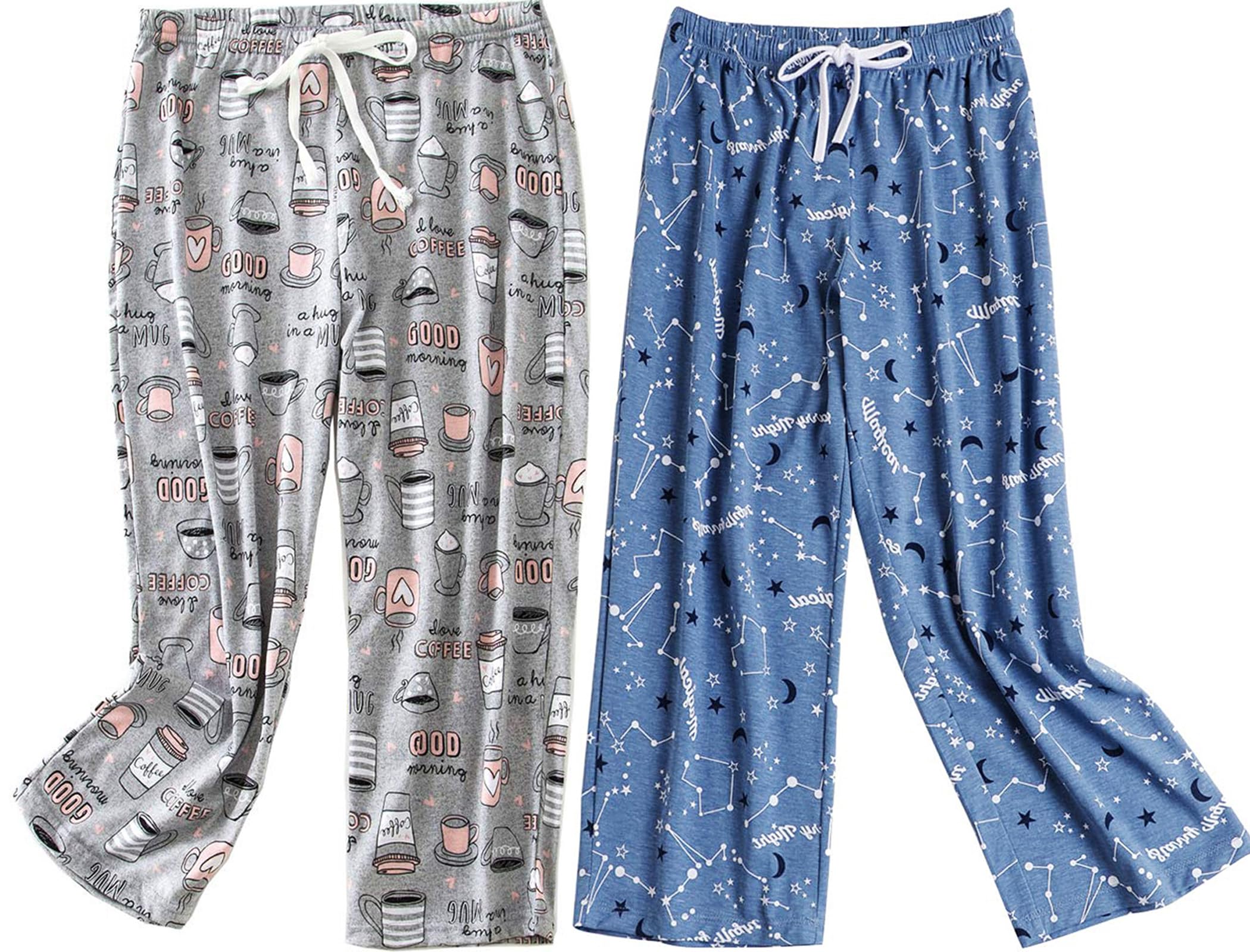Pijama para mujer, 3/4 de largo, pantalones cortos para el tiempo libre, ropa de dormir con cordones