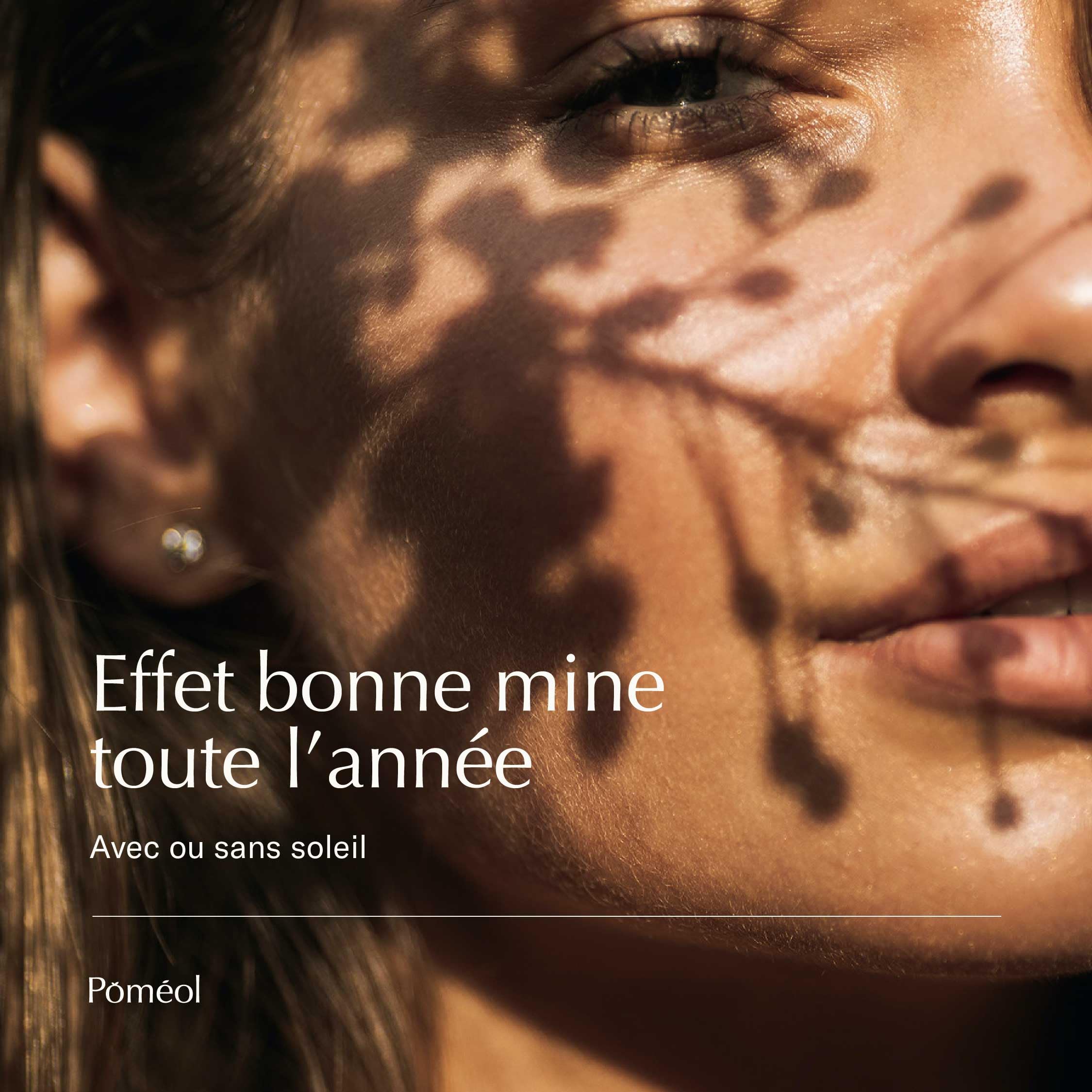 Autobronzant - Complément alimentaire ǀ Teint Hâlé Naturel & Doré sans Soleil ǀGélules ǀ 2x30 jours ǀ 4 pigments, beta carotene, Vitamines C & A, Cuivre ǀ POMÉOL