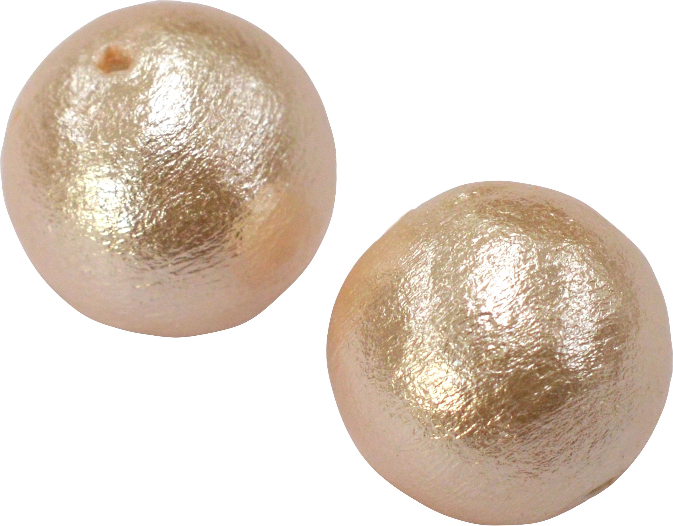 Amazon | MIYUKI コットンパール 両穴 直径約14mm J682 ピンク 8ヶ入り 
