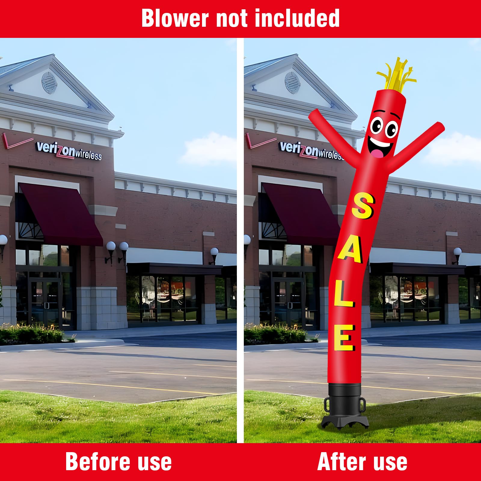 Inflatable Tube Man Sign Custom Tube Man 6FT Inflatable Dancing Tube Man - Custom Wacky Waving ...