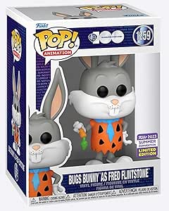 Funko Pop Animation Looney Tunes Bugs Bunny as Fred Flintstone SDCC 2023 Summer Convention