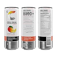 Vista 84 de CELSIUS Sparkling Lemon Lime, bebida energética sin azúcar, 12 onzas líquidas (paquete de 12)