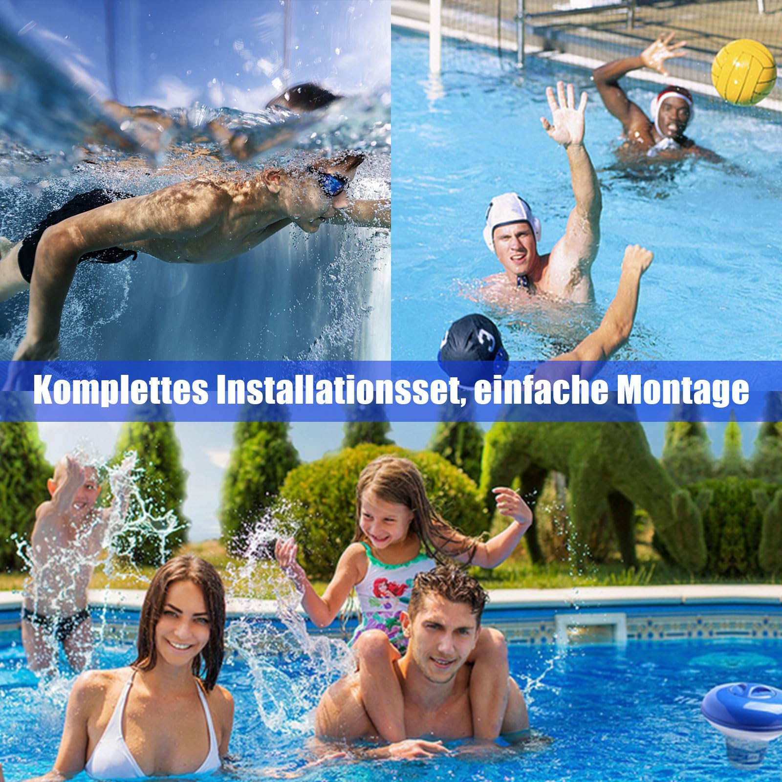 Buse de remplissage de piscine 32 mm, rotative 360°, diamètre 32/38, kit accessoires pour piscine hors-sol Bestway Intex